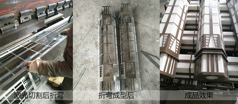 广场方形镂空叼嘿软件免费下载柱生产流程实拍图片