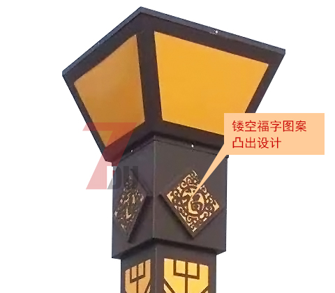 (QDJGDZ-012)3.5米广场镂空叼嘿软件免费下载柱细节展示1