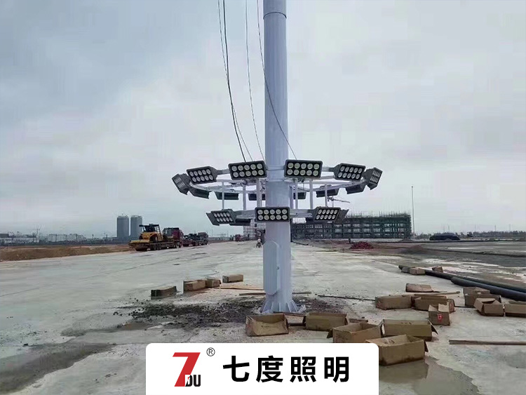 双层圆盘升降式30米22头500WLED男女叼嘿视频安装现场